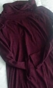 Purple sweatshirt dress